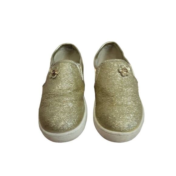 Michael Kors gold slip on Sneaker 9 - Picture 2 of 8